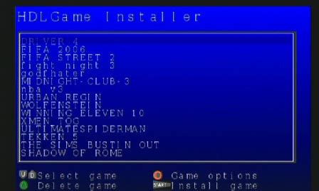 ps2 usb installer|ps2homebrew/HDLGameInstaller: The HDLoader .